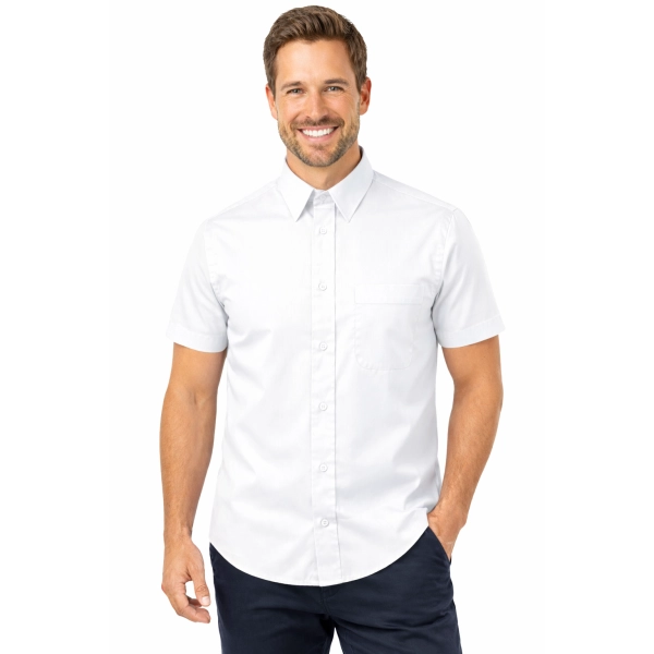 Koszula męska z krótkim rękawem biała roz.XXL – koszula gastronomiczna – odzież dla gastronomii